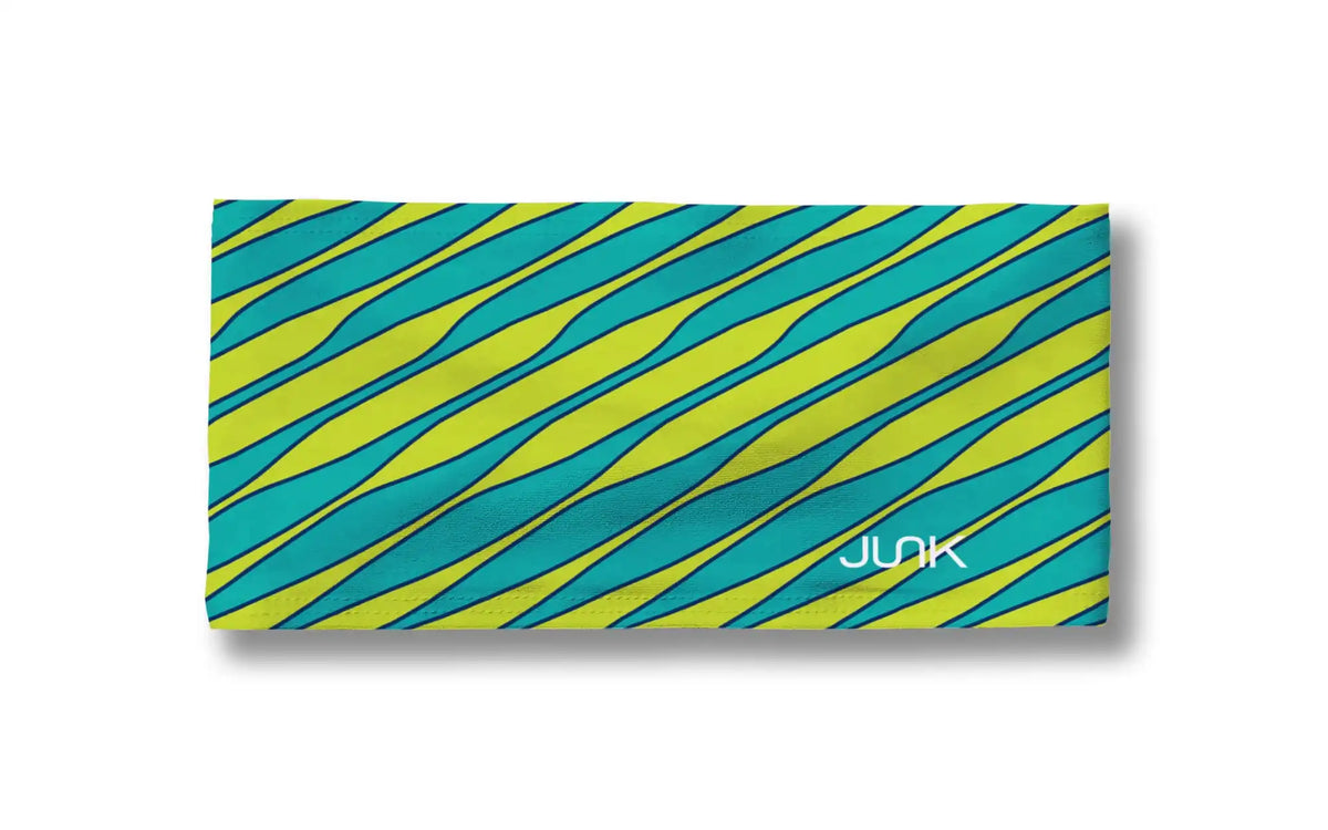 Aqualime Variegated Stripe Big Bang Lite Headband