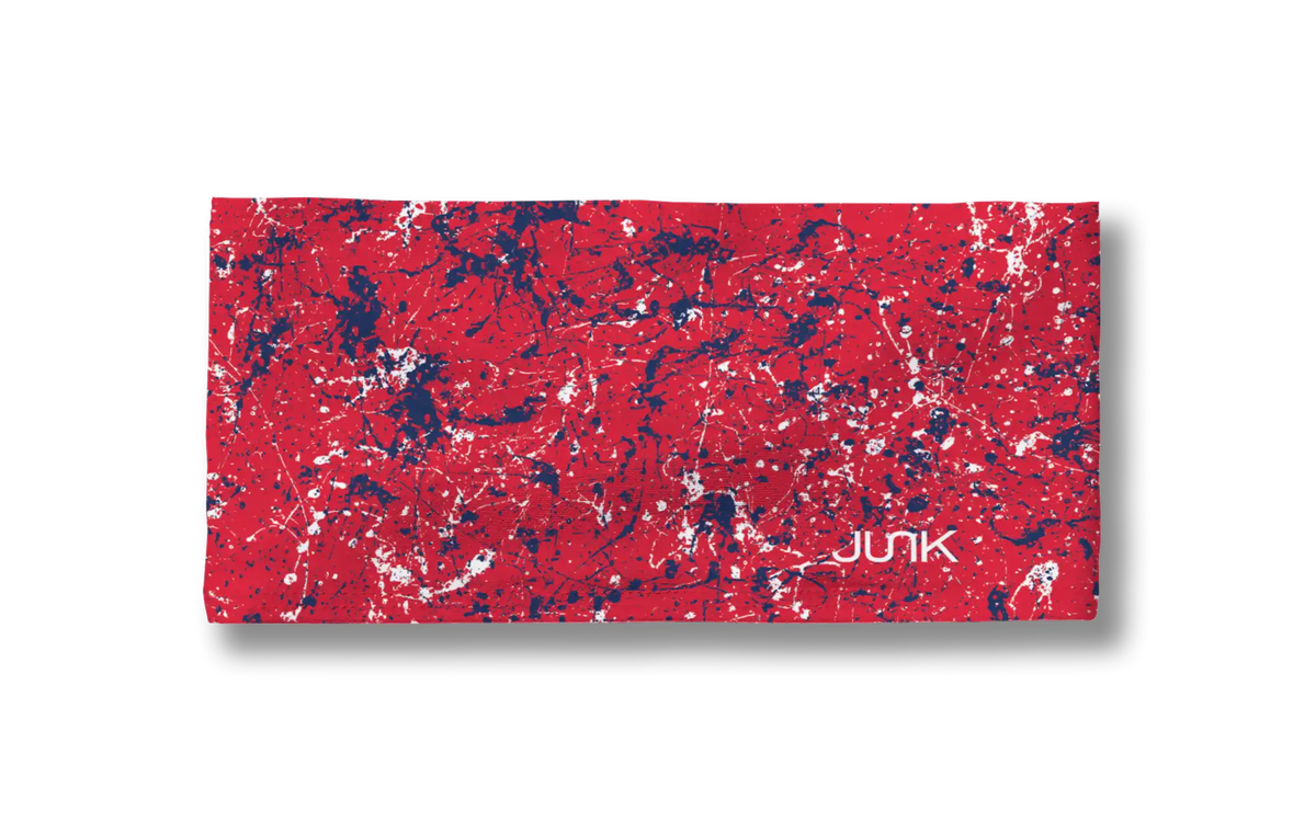 Red Midnight Navy Splatter Big Bang Lite Headband