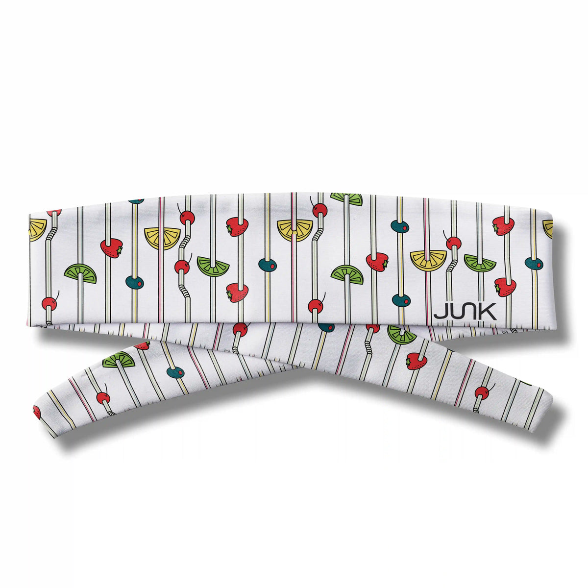 Fruit Punch Straws Flex Tie Headband