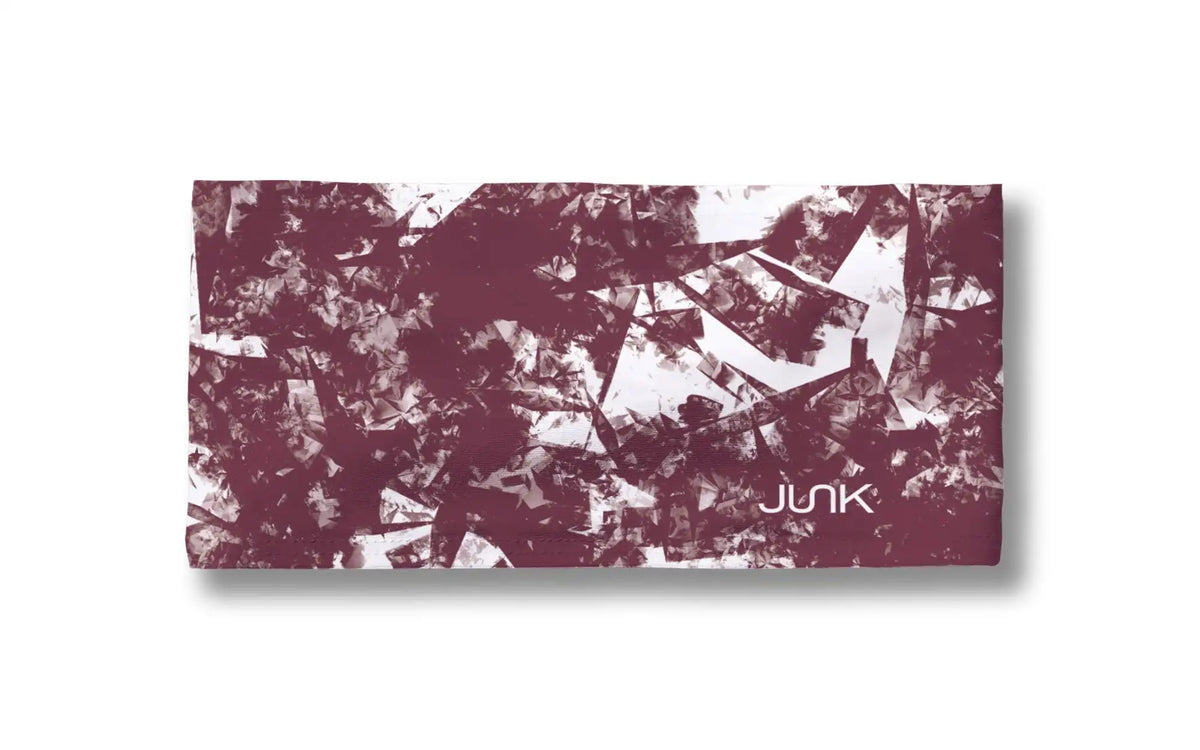 Gridiron Maroon White Big Bang Lite Headband