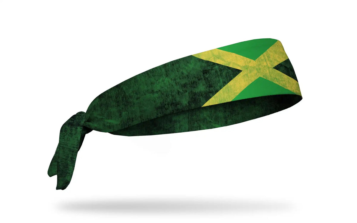 Jamaica Grunge Flag Tie Headband
