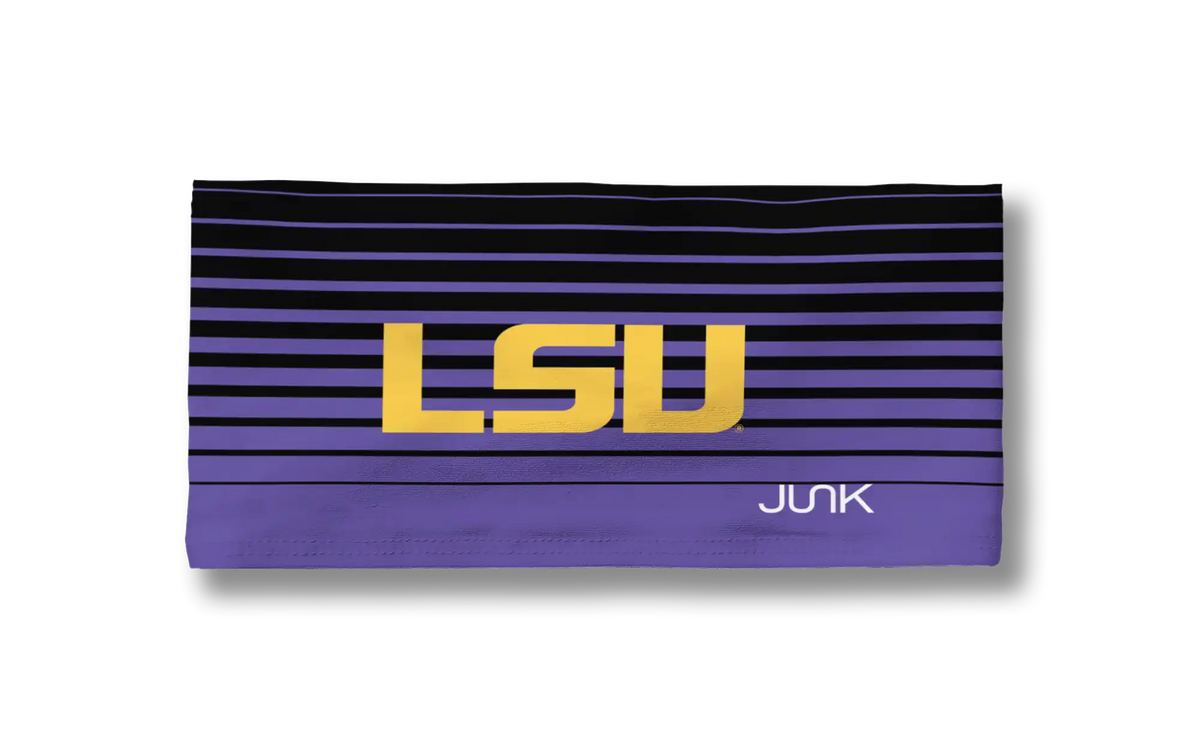 Louisiana State University: Gradient Stripe Big Bang Lite Headband