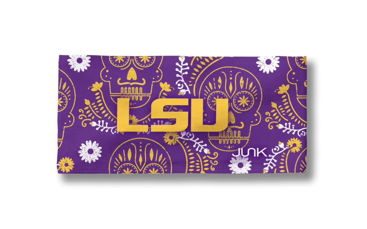 Louisiana State University: Sugar Skull Big Bang Lite Headband