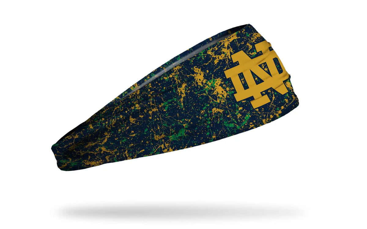 University of Notre Dame: Splatter Navy Big Bang Lite Headband
