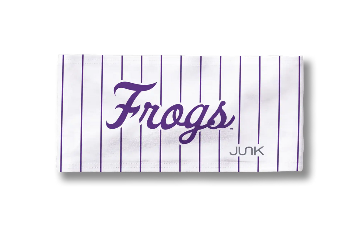 TCU: Frogs Script Pinstripe Big Bang Lite Headband