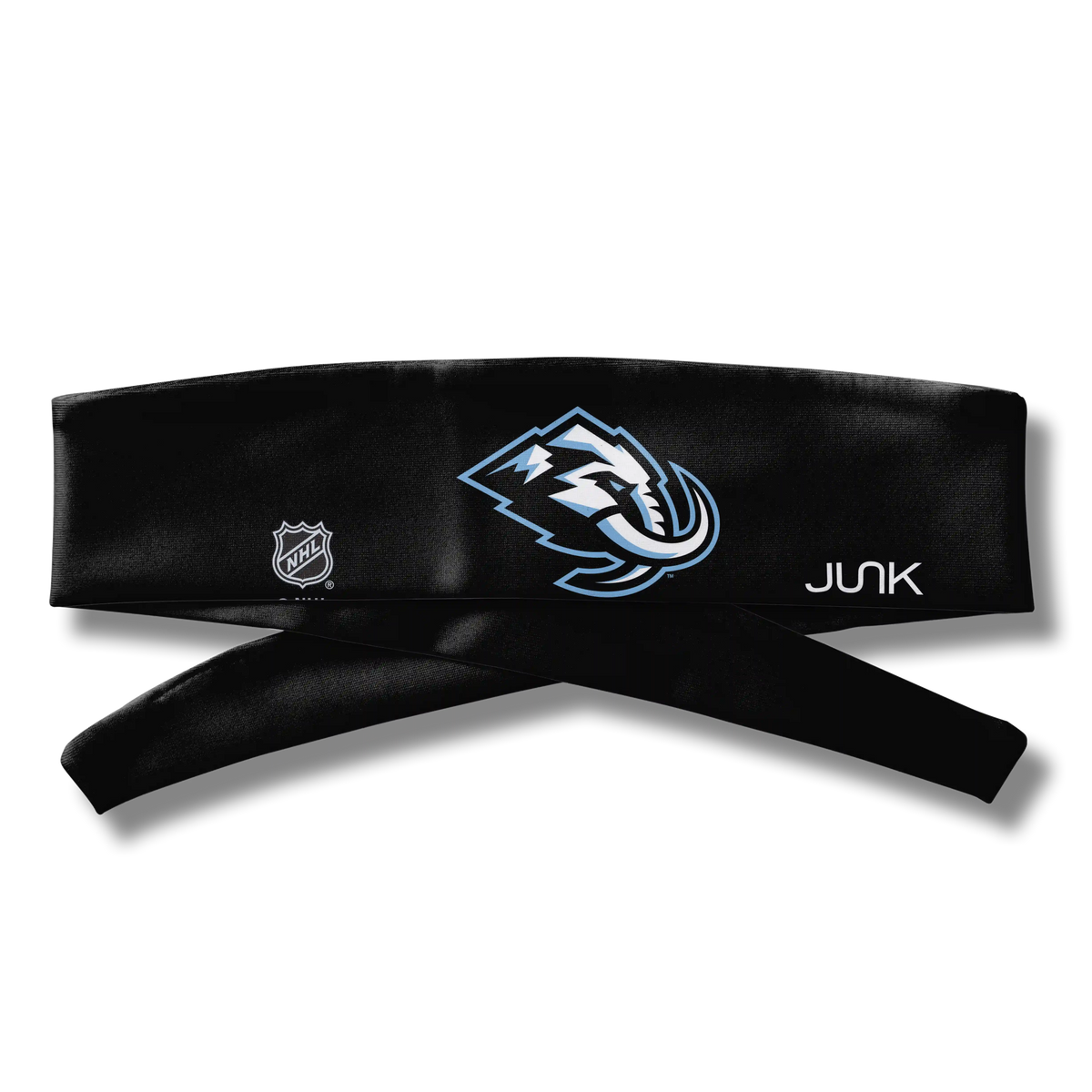 Utah Mammoth: Logo Black Flex Tie Headband