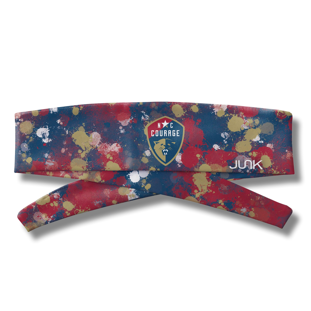 North Carolina Courage: Splatter Flex Tie Headband