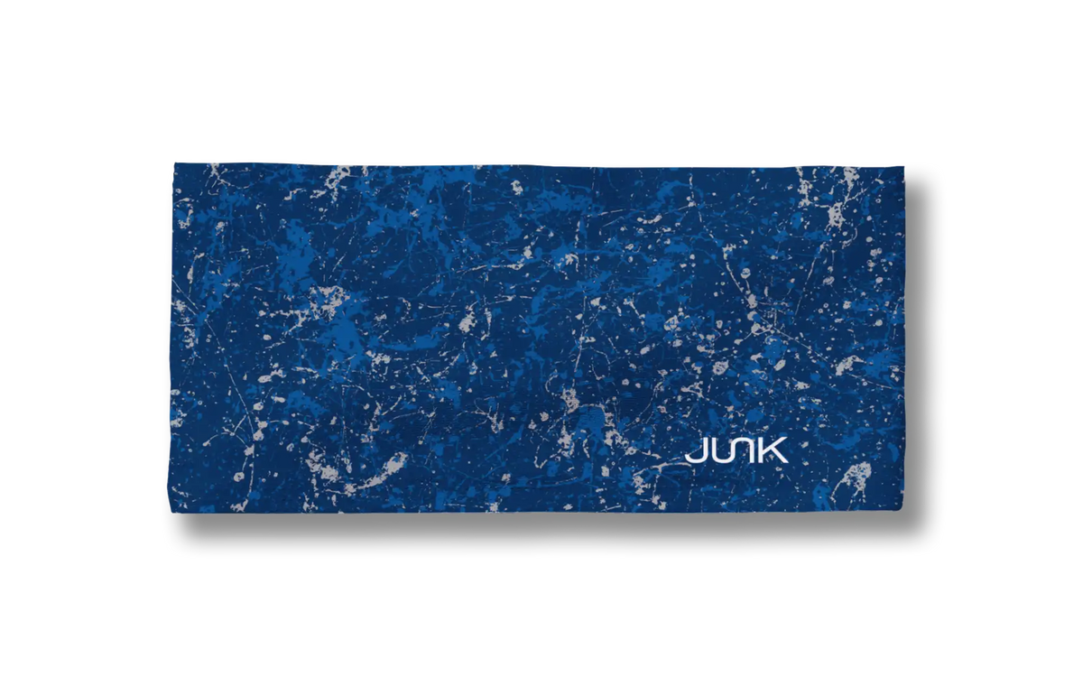 Navy Blue Gray Splatter Big Bang Lite Headband