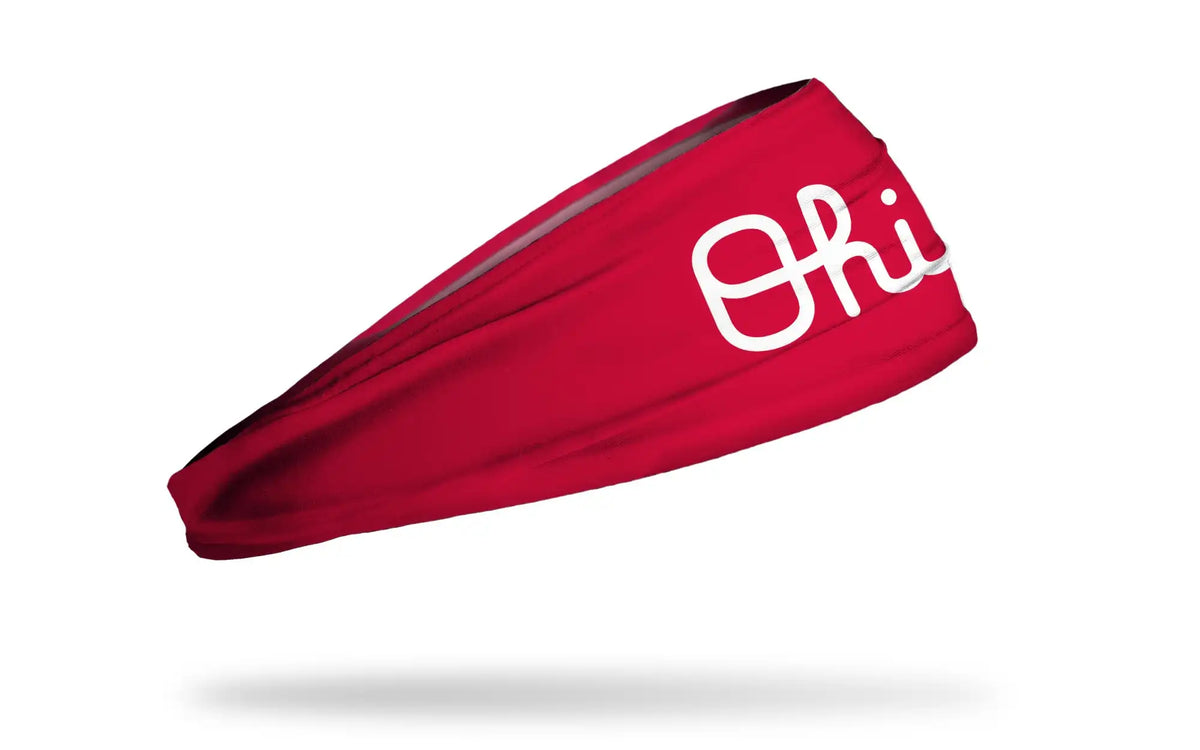 Ohio State: Script Ohio Scarlet Big Bang Lite Headband