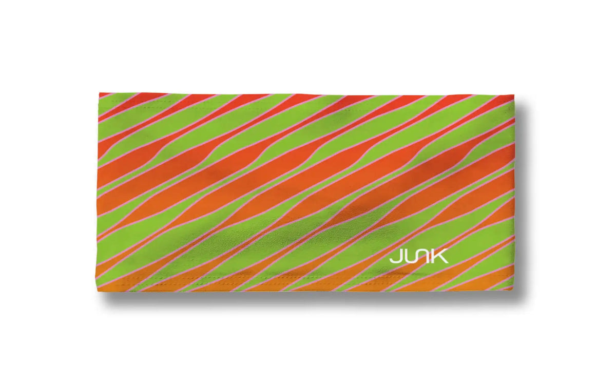 Orange Variegated Stripe Big Bang Lite Headband