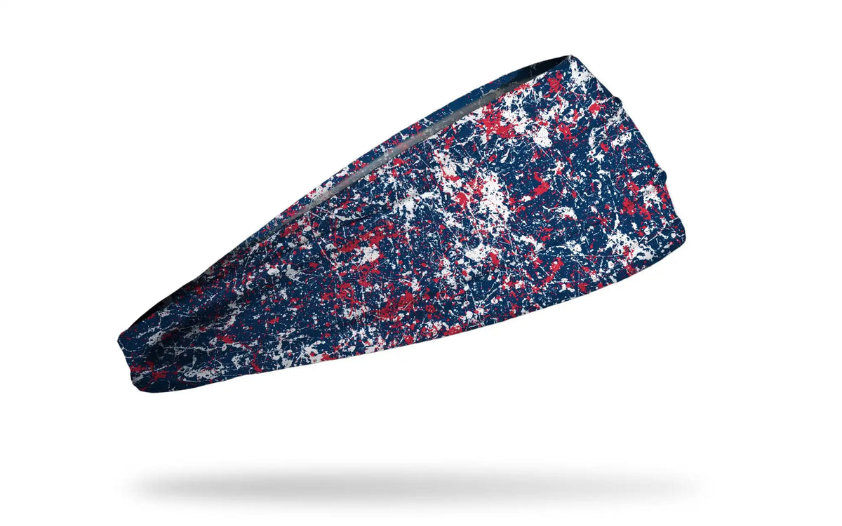 Patriotic Paint Splatter Big Bang Lite Headband