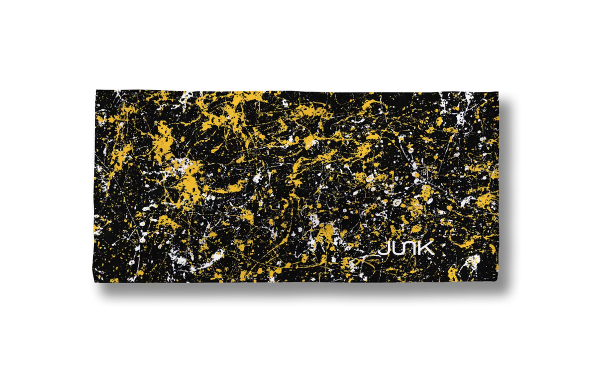 Black Gold Splatter Big Bang Lite Headband
