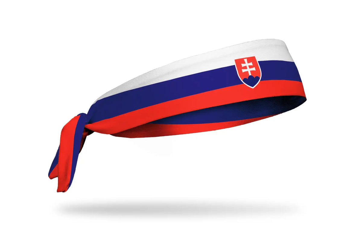 Slovakia Flag Tie Headband
