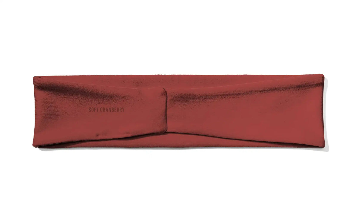 Soft Cranberry Infinity Headband
