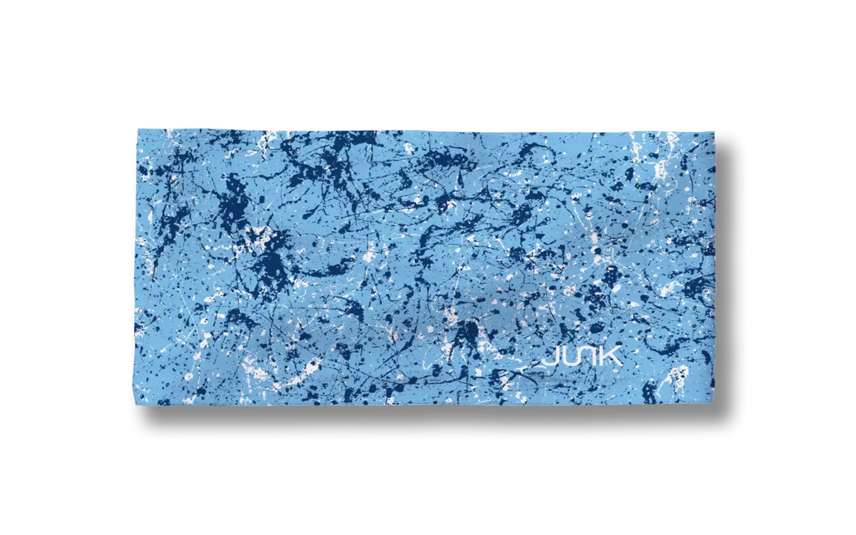 Light Blue Blue Splatter Paint Big Bang Lite Headband