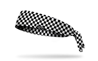Checkered Flex Tie Headband