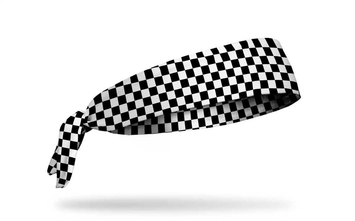 Checkered Flex Tie Headband
