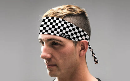 Checkered Flex Tie Headband