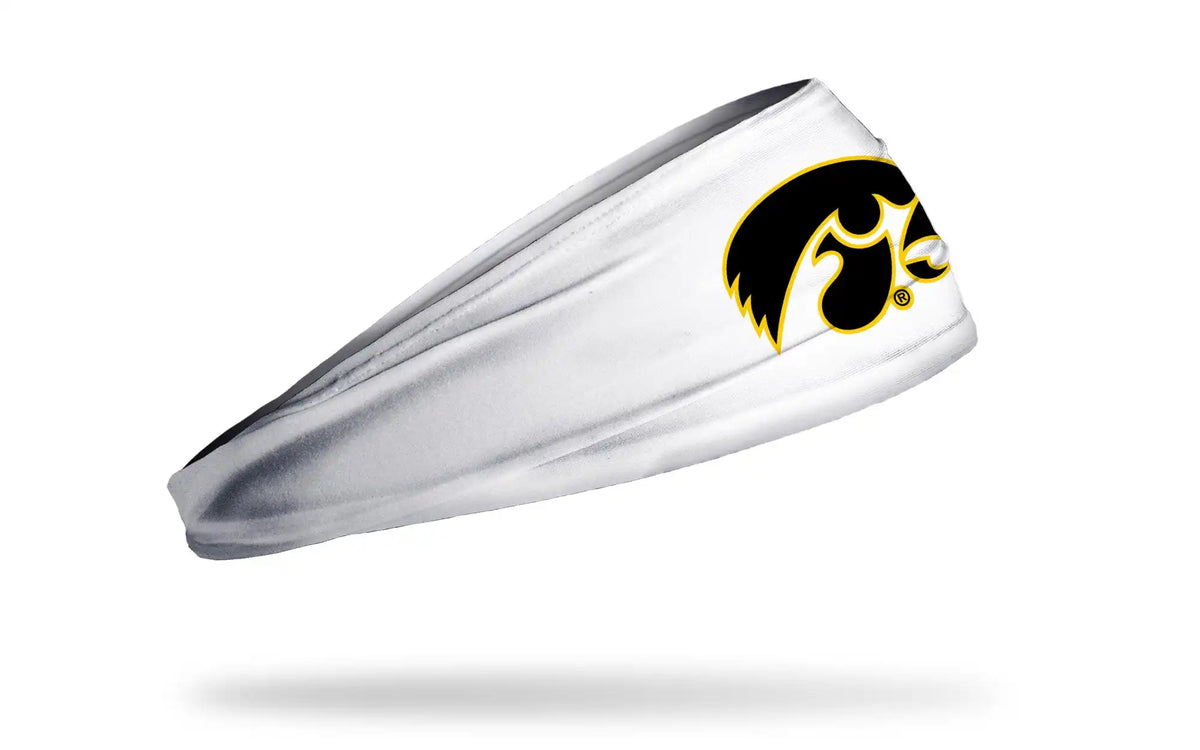 University of Iowa: Tiger Hawk White Big Bang Lite Headband