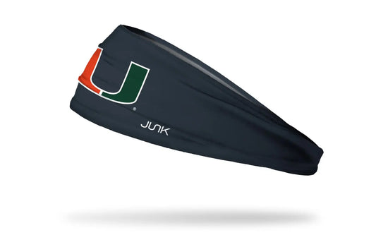 University of Miami: Logo Gray Big Bang Lite Headband