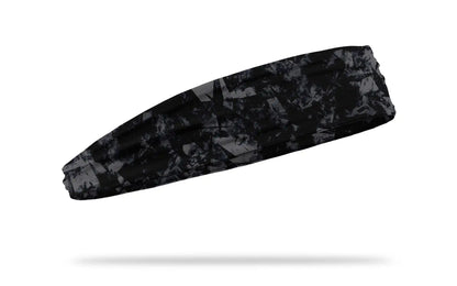 Gridiron Black Gray Infinity Headband