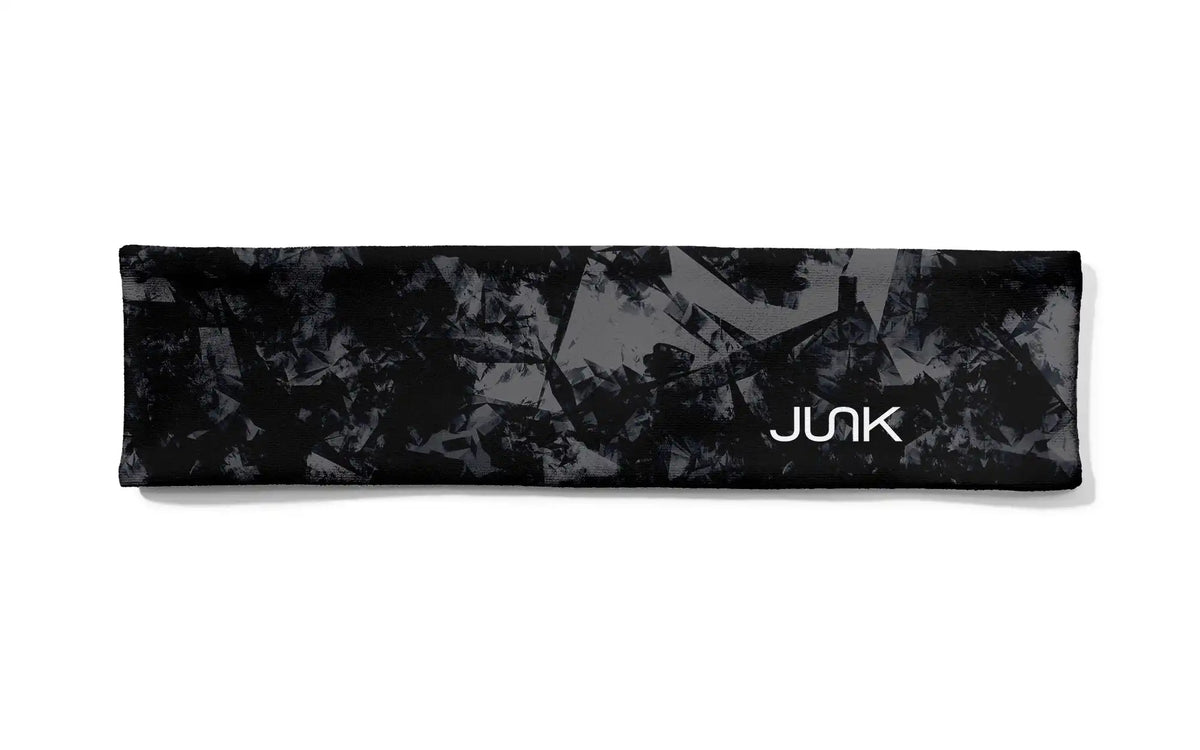 Gridiron Black Gray Infinity Headband