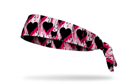 Bleeding Hearts Flex Tie Headband