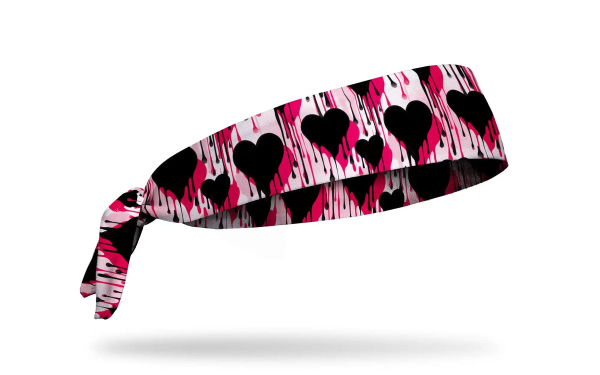 Bleeding Hearts Flex Tie Headband