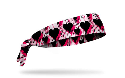 Bleeding Hearts Flex Tie Headband