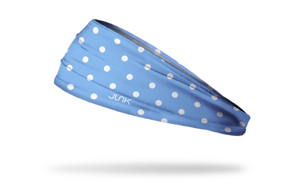 Blue Polka Dots Big Bang Lite Headband