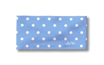 Blue Polka Dots Big Bang Lite Headband