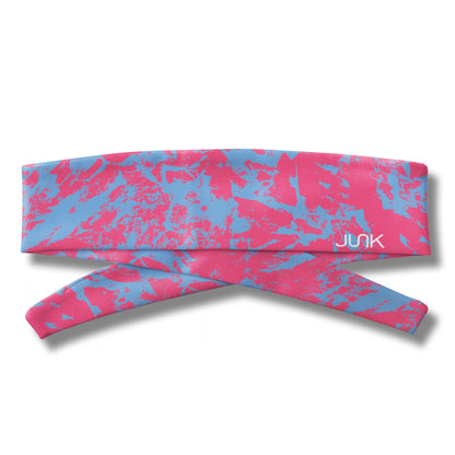 Bubblegum Blue Flex Tie Headband