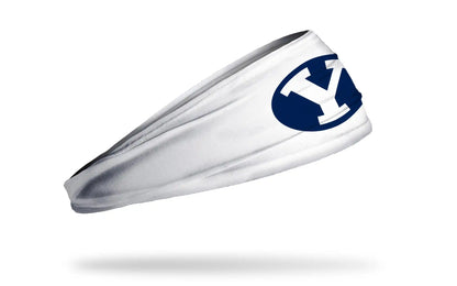 Brigham Young University: Y Logo White Headband