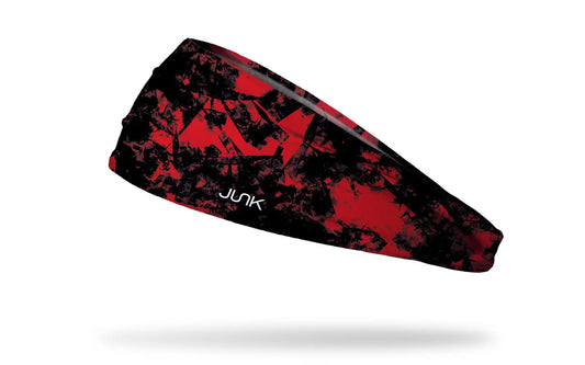 Gridiron Red Black Big Bang Lite Headband