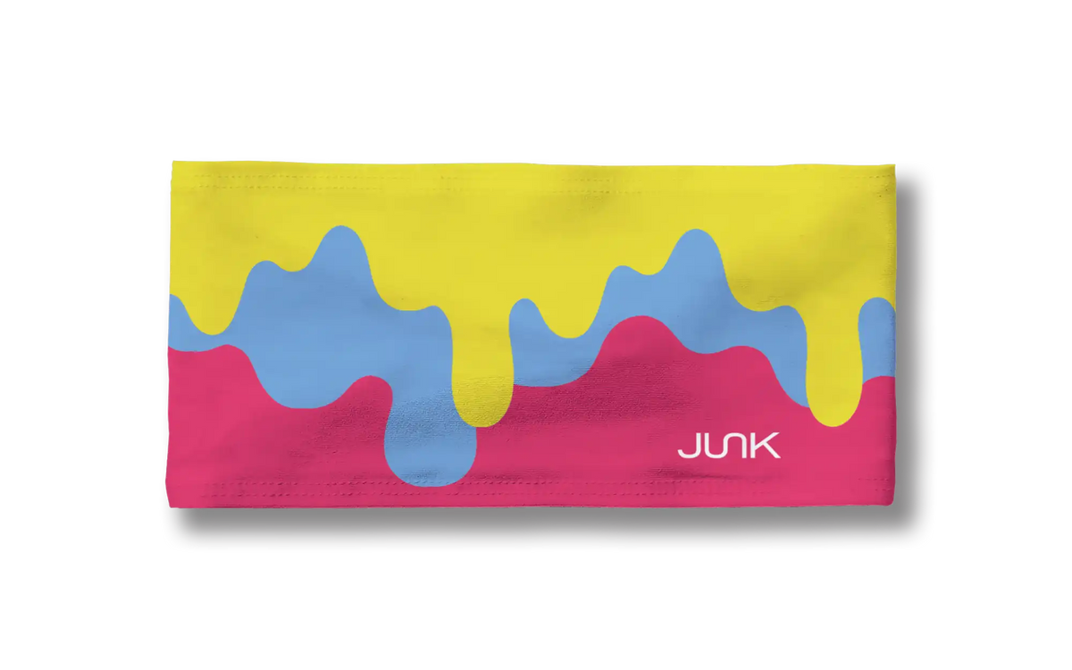 Hot Yellow Double Drip Big Bang Lite Headband