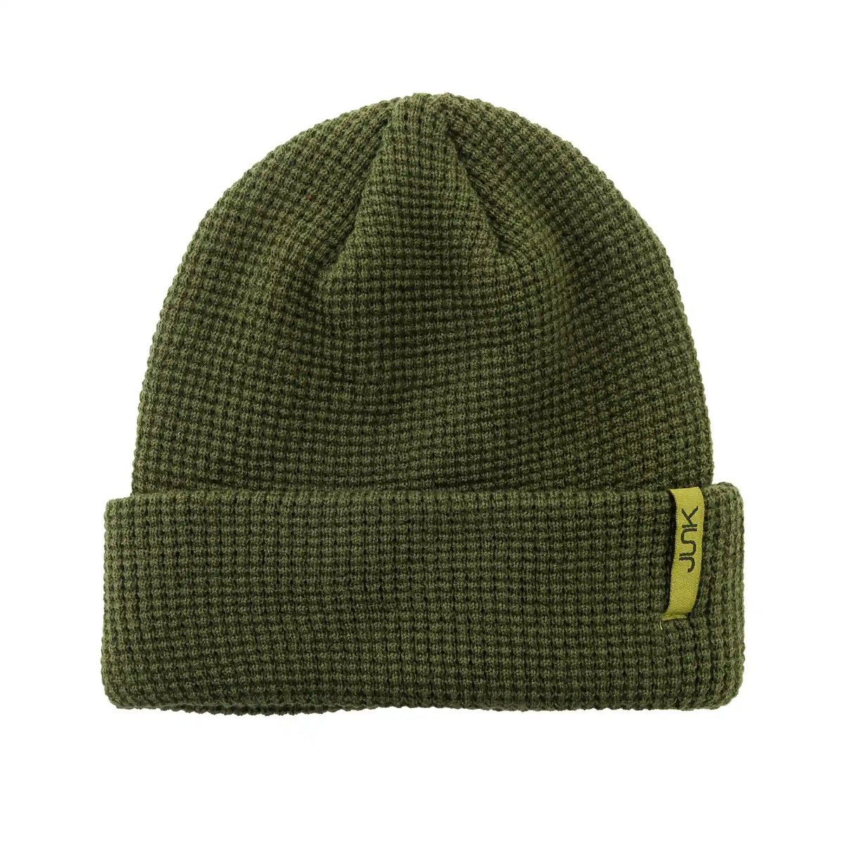 OD Green Waffle Knit Beanie