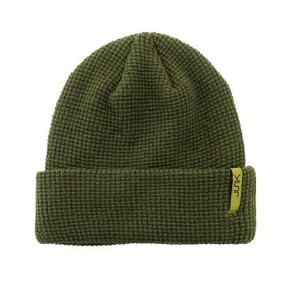 OD Green Waffle Knit Beanie