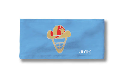 Lone Star Catching: Gold Logo Baby Blue Big Bang Lite Headband
