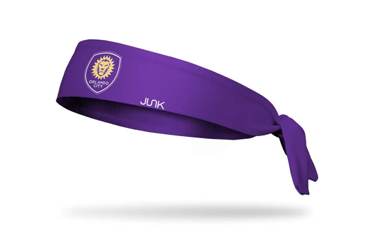 Orlando City: Logo Purple Flex Tie Headband