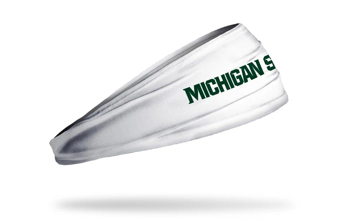 Michigan State University: Wordmark White Big Bang Lite Headband
