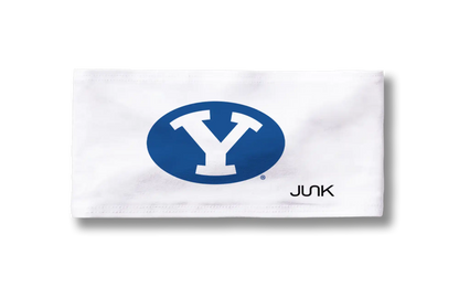 Brigham Young University: Y Logo White Big Bang Lite Headband