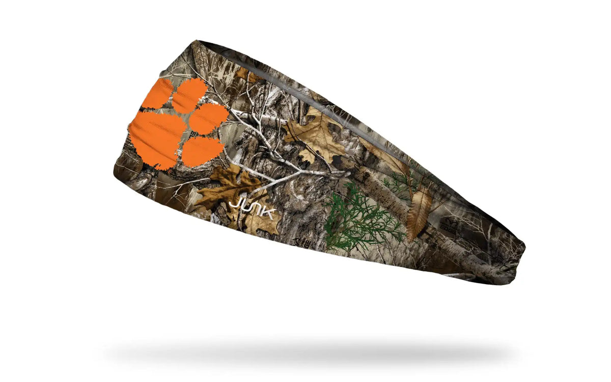 Clemson Tigers: Realtree Edge Logo Big Bang Lite Headband