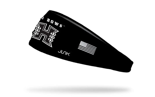 University of Hawai'i: Black Out Big Bang Lite Headband