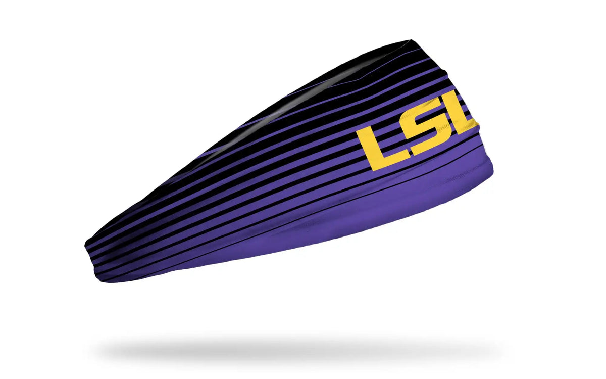 Louisiana State University: Gradient Stripe Big Bang Lite Headband