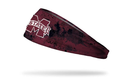 Mississippi State University: Grunge Maroon Big Bang Lite Headband