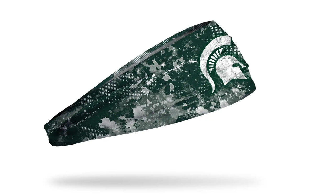 Michigan State University: Grunge Green Big Bang Lite Headband