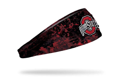Ohio State: Grunge Black Big Bang Lite Headband