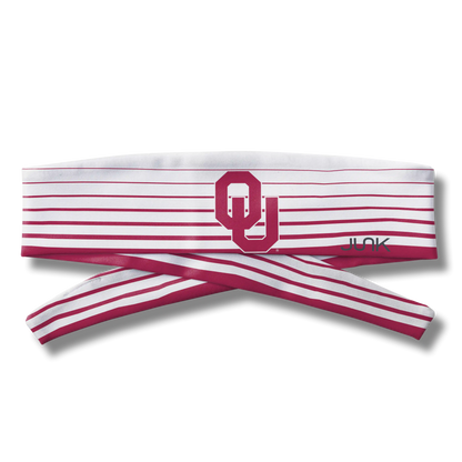 University of Oklahoma: Gradient Stripe Flex Tie Headband