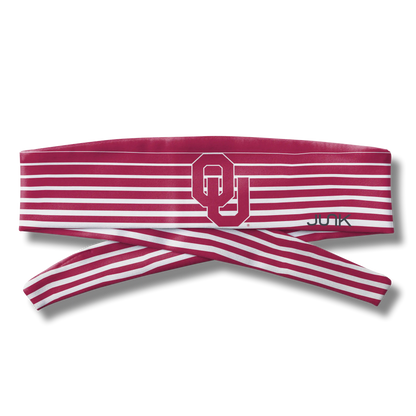 University of Oklahoma: Gradient Stripe Flex Tie Headband