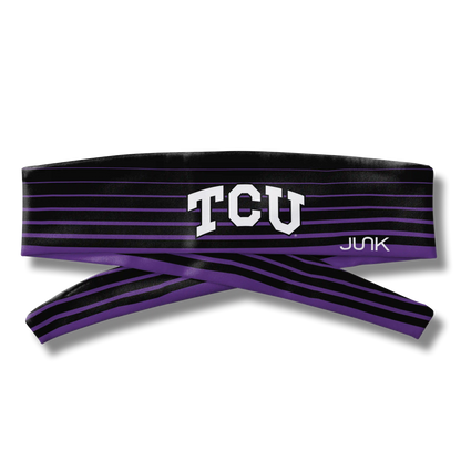 TCU: Gradient Stripe Flex Tie Headband